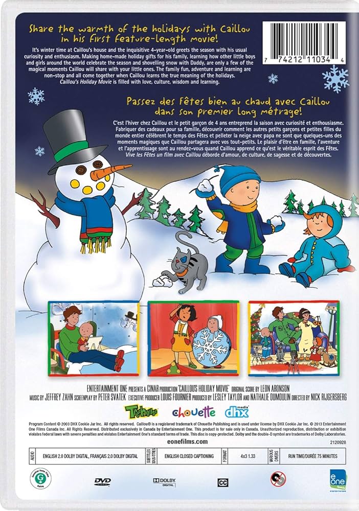 Caillou's Holiday Movie: Amazon.de: DVD & Blu-ray